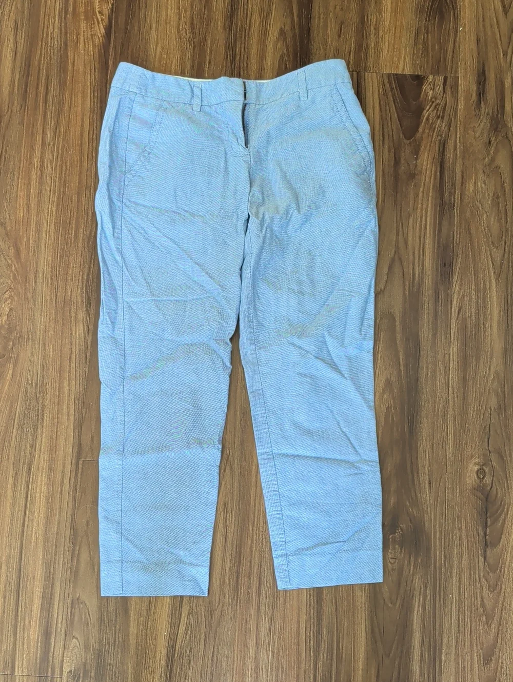J. Crew Light Blue Straight Leg Women's Pants